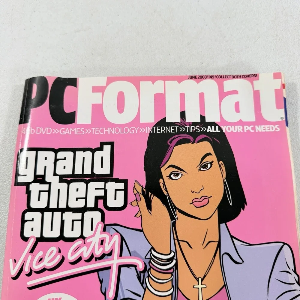 PC Format Magazine #149 June 2003 Grand Theft Auto Vice City Vintage Tech